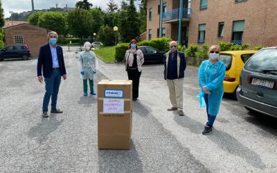 Il Rotary dona un sanificatore e mascherine chirurgiche ad alcune RSA