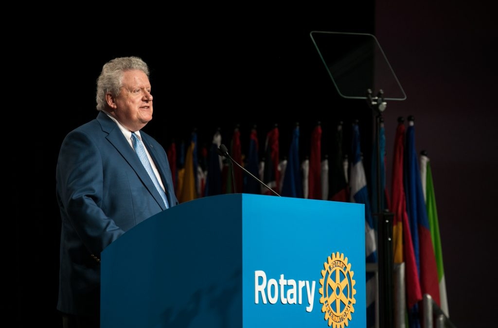 Messaggio del Presidente M. D. Maloney ai Rotariani