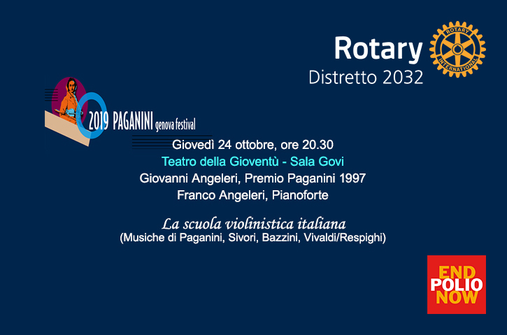 24 ottobre 2019 – Concerto a favore della Campagna End Polio Now