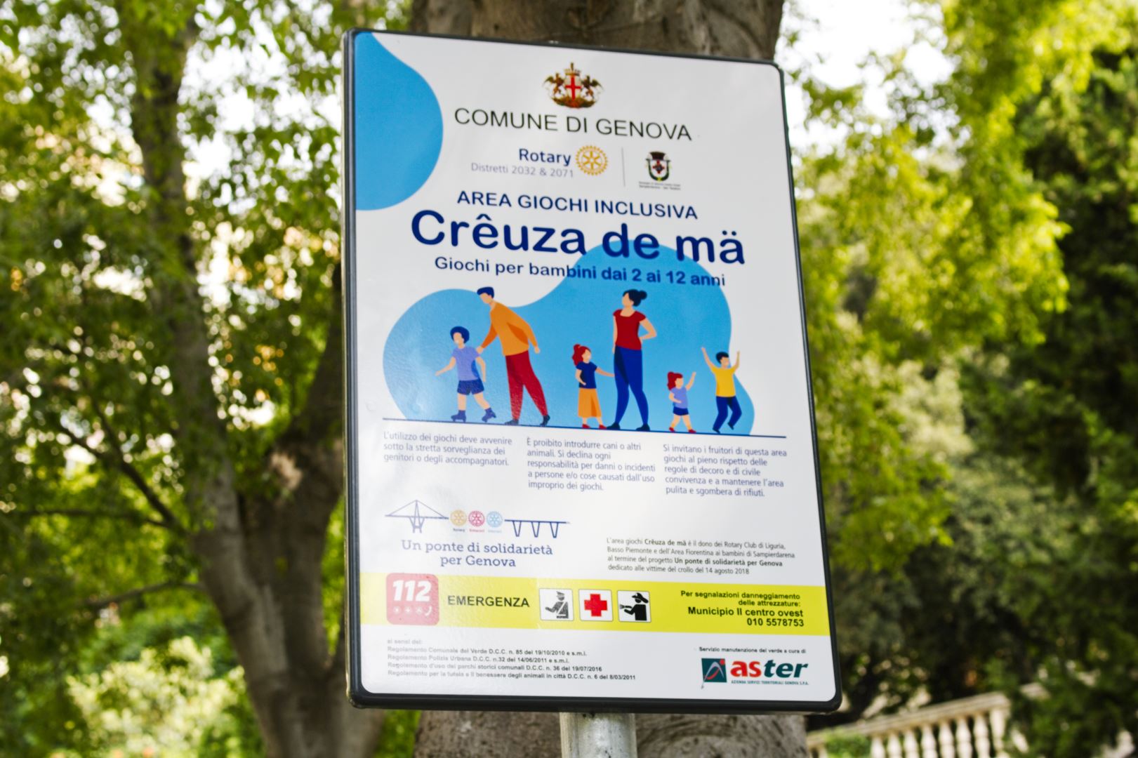 Parco giochi “Creuza de ma” inaugurazione ufficiale