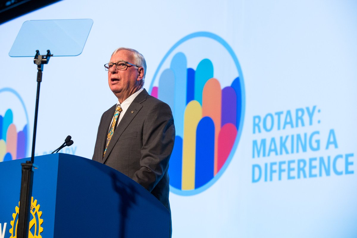 Il Chairman della Rotary Foundation Ian Riseley in visita al nostro Distretto