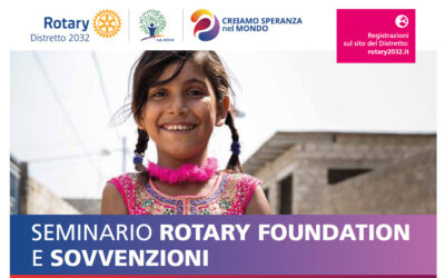 Seminario Rotary Foundation e Sovvenzioni 4 novembre ad Arenzano