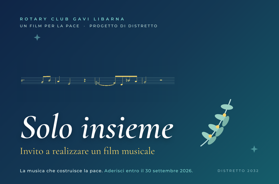 Solo insieme – Rotary Club Gavi Libarna