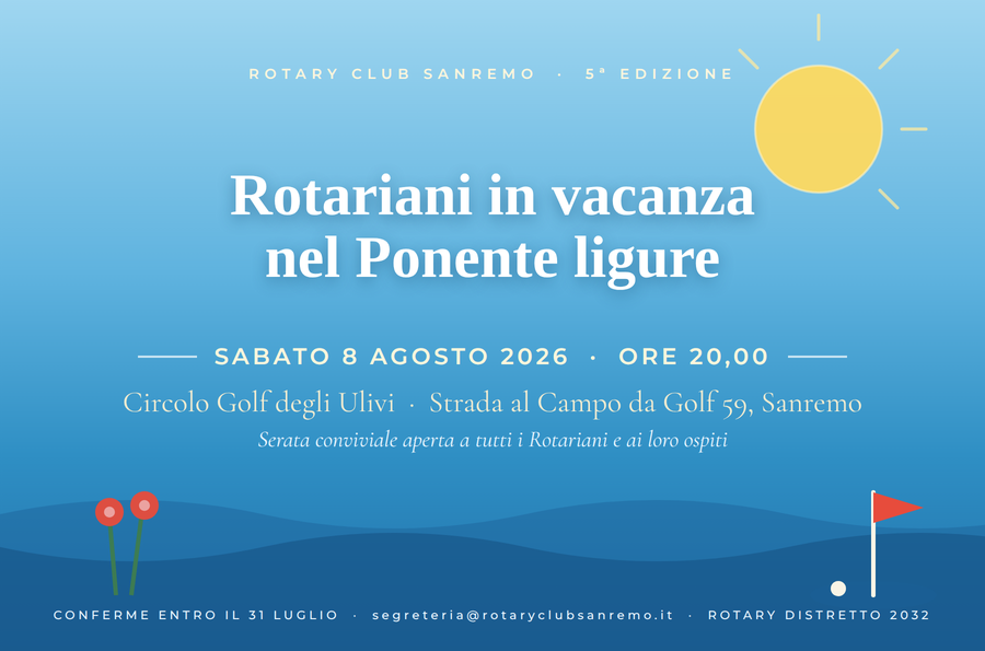Rotariani in vacanza nel Ponente ligure  – Rotary Club Sanremo