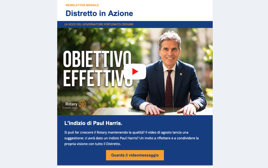 Newsletter di Agosto 2026