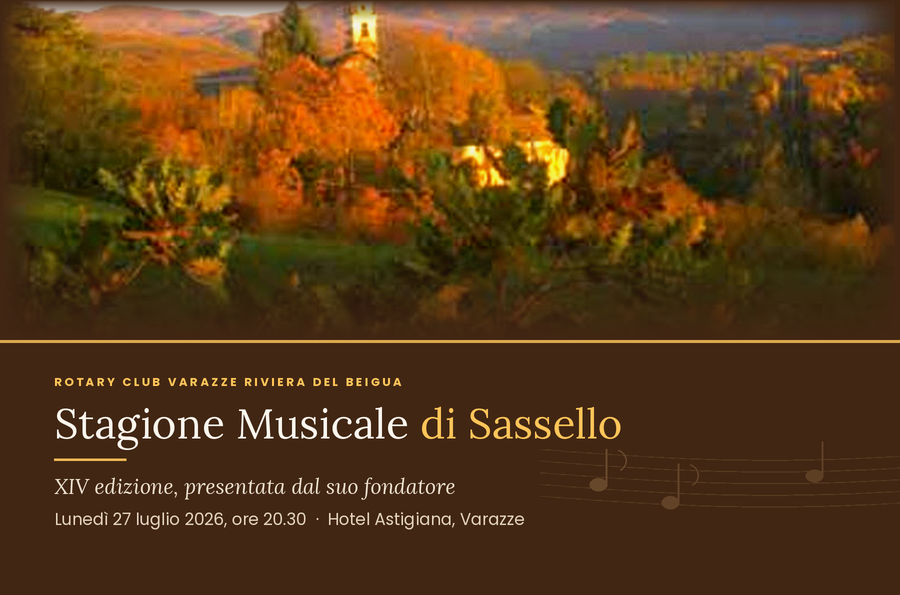 Il Rotary con Sassello in Musica