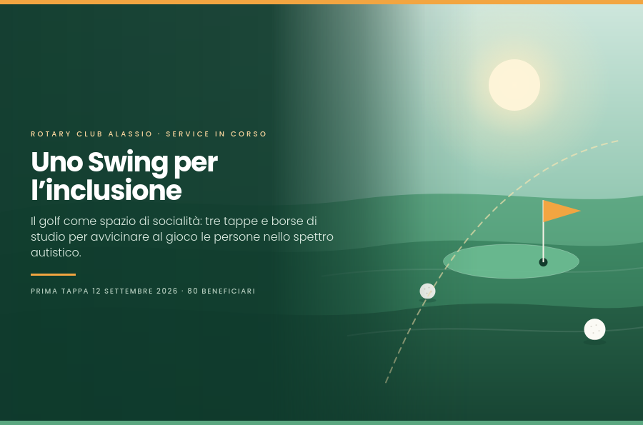 “Uno Swing per l’inclusione”, il golf diventa spazio di socialità