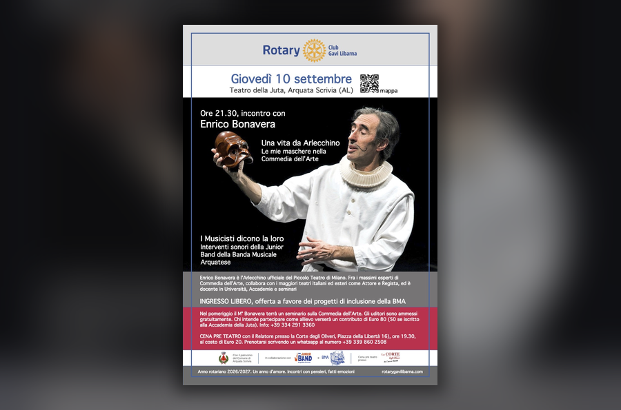 Enrico Bonavera ad Arquata Scrivia