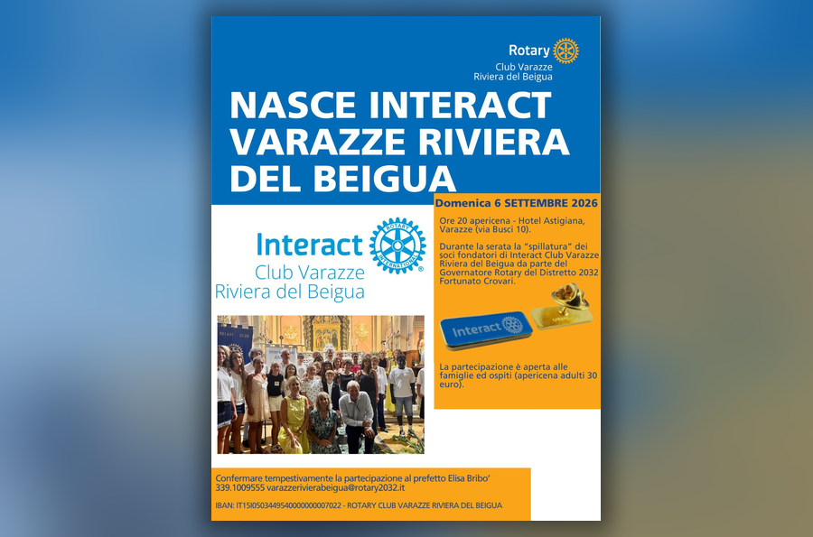 Nasce l’Interact Club Varazze Riviera del Beigua
