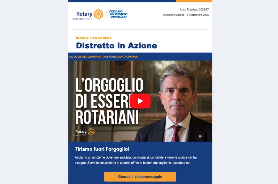 Newsletter di Settembre 2026