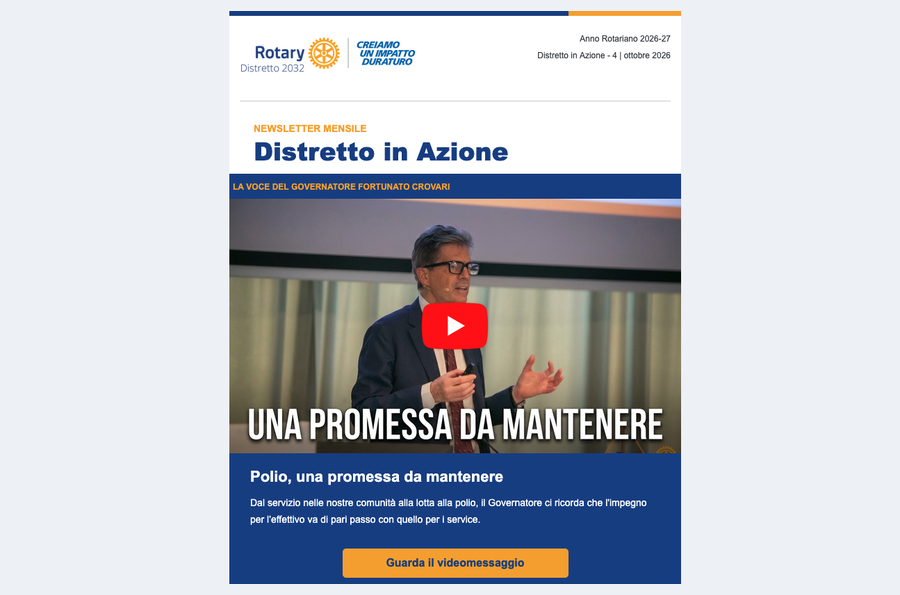 Newsletter di Ottobre 2026