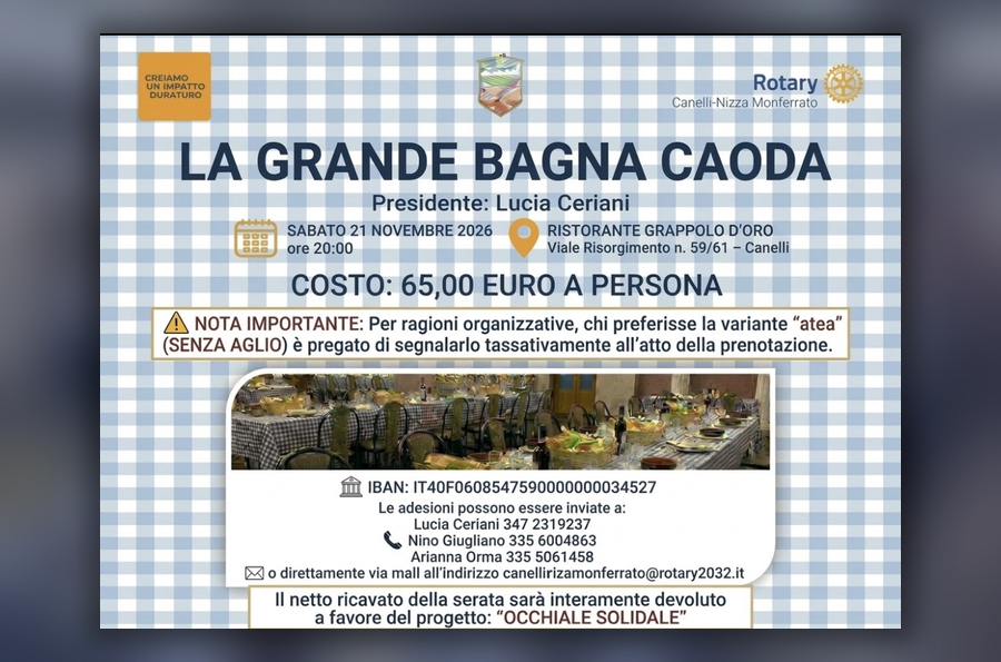 La grande Bagna Caoda del RC Canelli-Nizza Monferrato